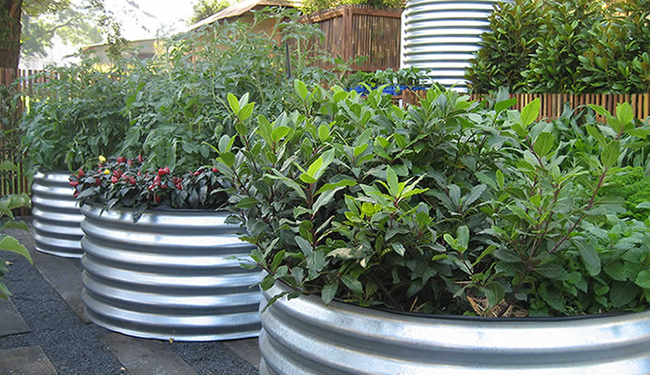 Raised corrugated veggie and garden beds Adelaide South Australia